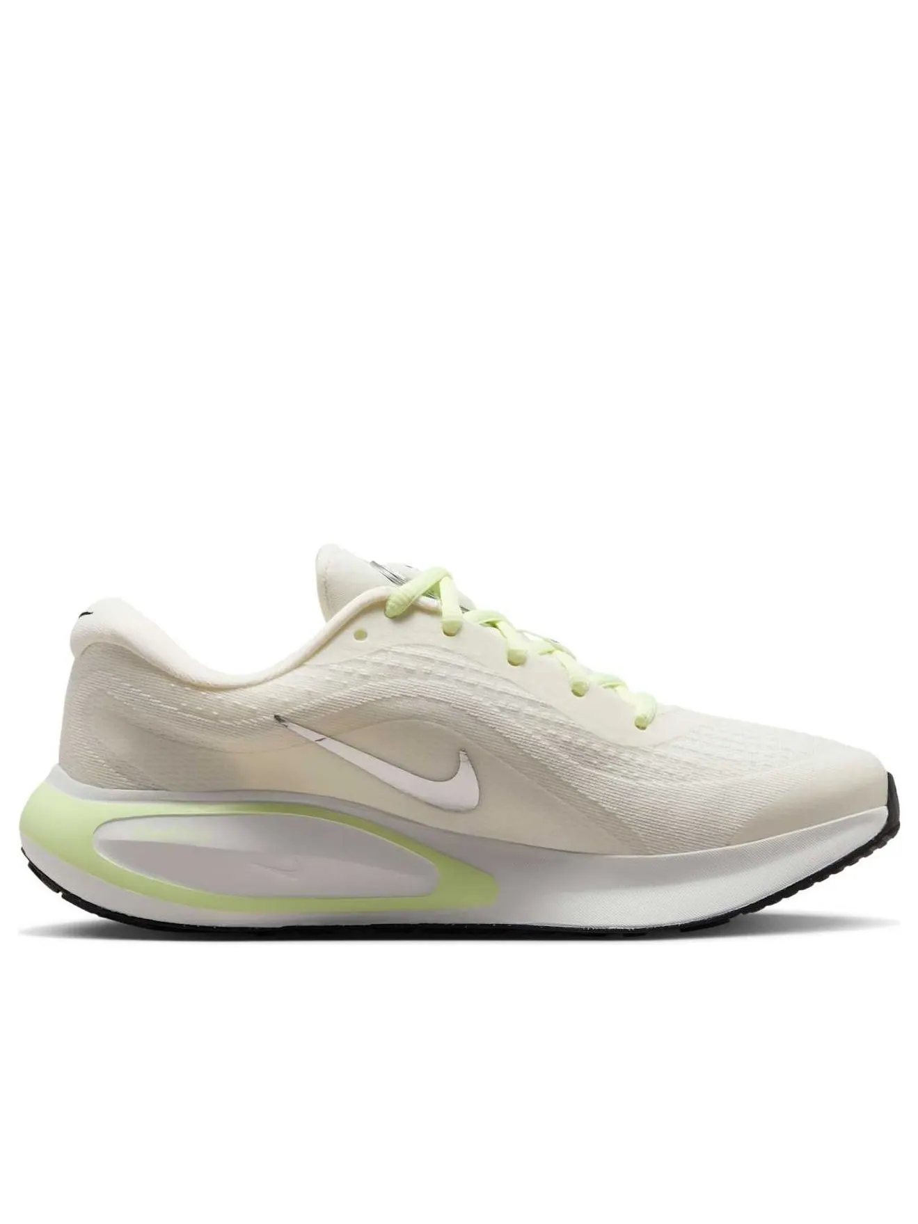 Кроссовки (WMNS) Nike Journey Run 'Sail Metallic Silver Barely Volt' — изображение 2 из 6, бежевый