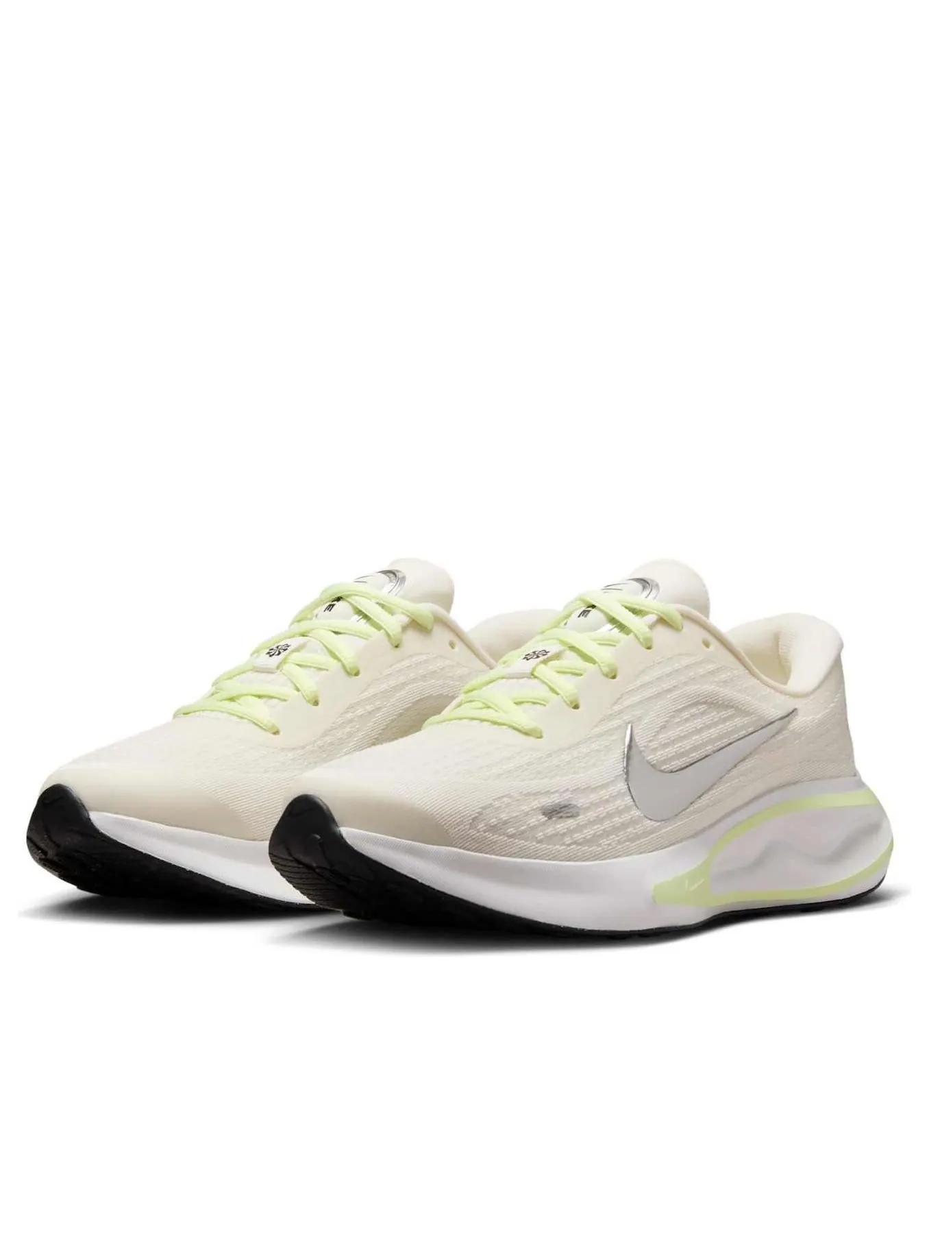 Кроссовки (WMNS) Nike Journey Run 'Sail Metallic Silver Barely Volt' — изображение 3 из 6, бежевый