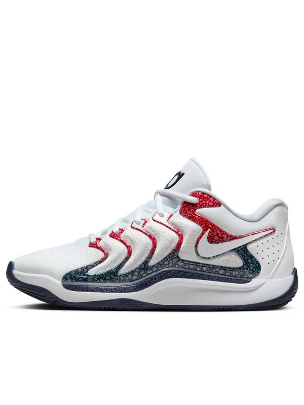 Кроссовки кд 17 Nike — изображение 1 из 4, белый/красный