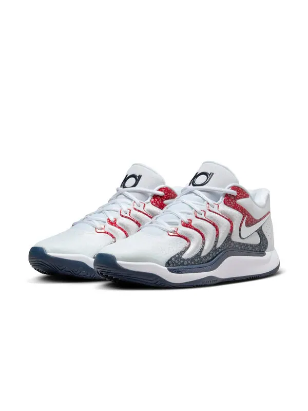 Кроссовки кд 17 Nike — изображение 3 из 4, белый/красный