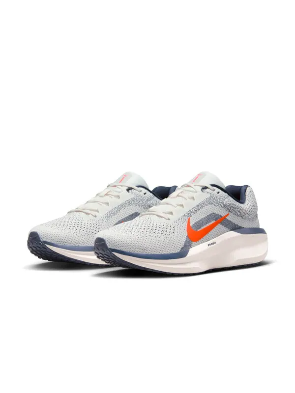 Кроссовки air zoom winflo 11 'sail thunder blue orange' Nike — изображение 3 из 4, синий/светлый/оранжевый