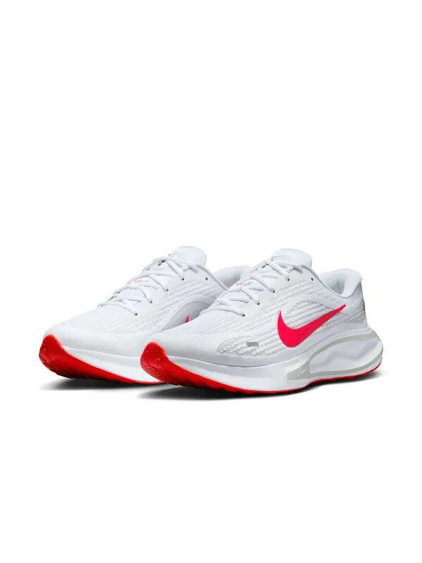 Кроссовки journey run 'white grey bright crimson' Nike — изображение 3 из 4