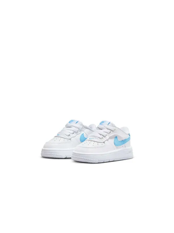 Кроссовки force 1 low easyon 'white aquarius blue' Nike — изображение 3 из 4, белый/белый/синий