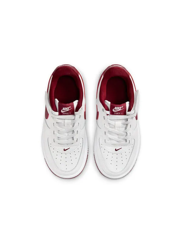 Кроссовки force 1 low easyon Nike — изображение 4 из 4, белый/красный
