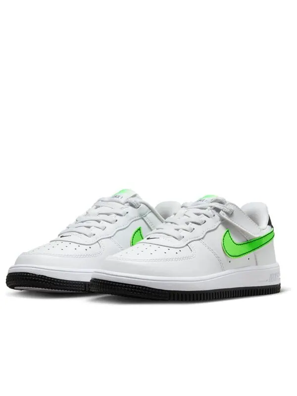 Кроссовки force 1 low easyon 'white black green strike' Nike — изображение 3 из 4, белый/черный/зеленый