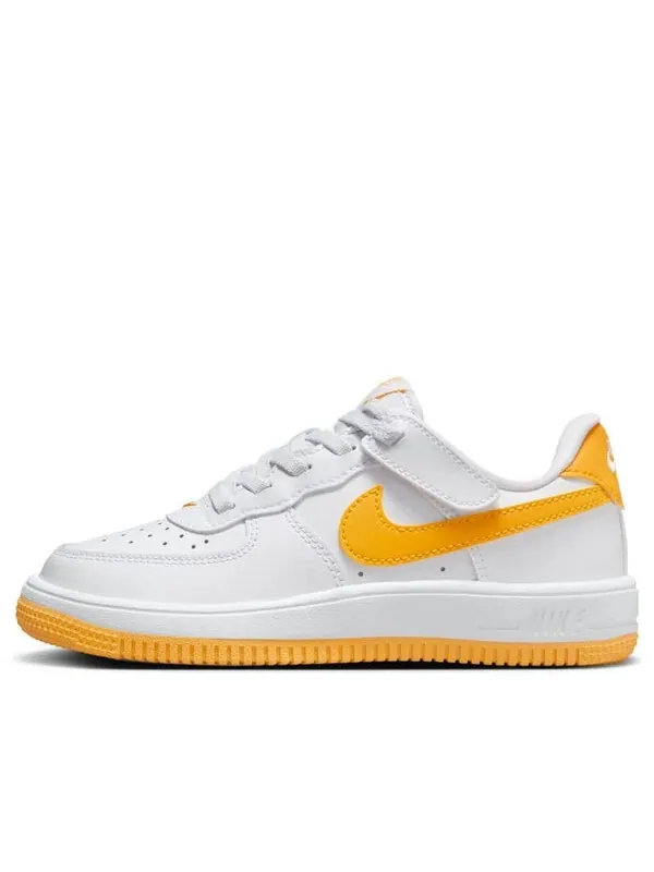 Кроссовки force 1 low easyon 'white university gold' Nike — изображение 1 из 4, белый/белый/золотистый