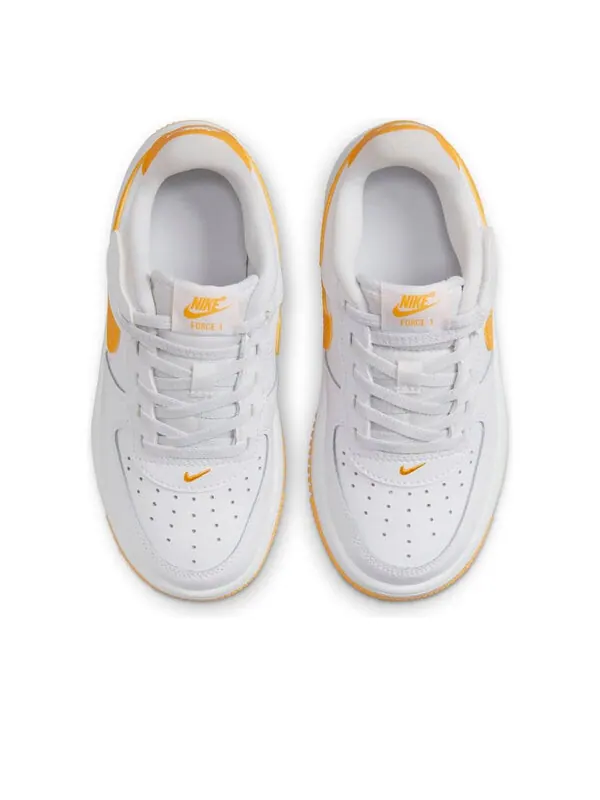 Кроссовки force 1 low easyon 'white university gold' Nike — изображение 4 из 4, белый/белый/золотистый