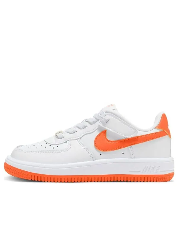 Кроссовки force 1 low easyon 'white safety orange' Nike — изображение 1 из 4, белый/белый/оранжевый