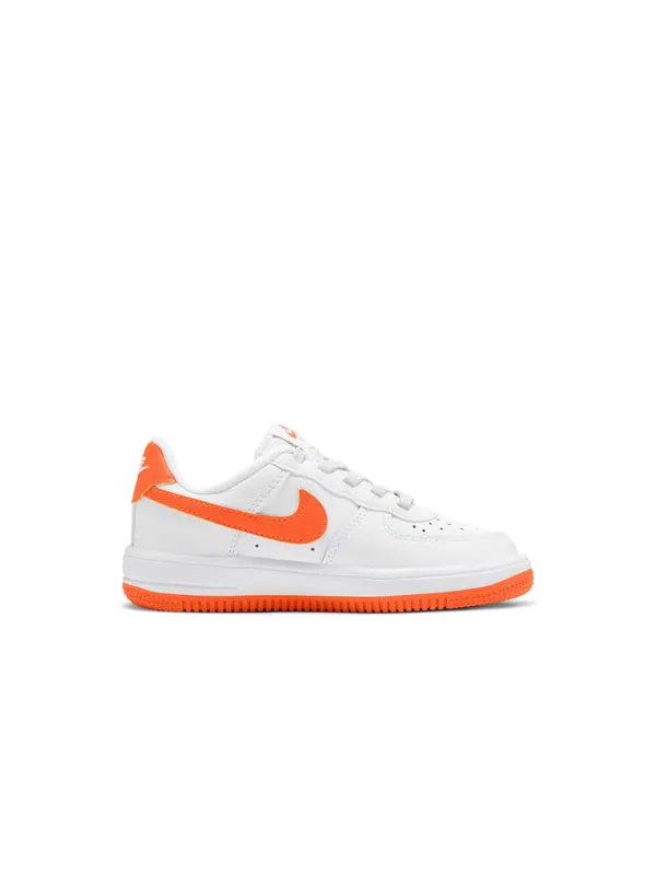 Кроссовки force 1 low easyon 'white safety orange' Nike — изображение 2 из 4, белый/белый/оранжевый