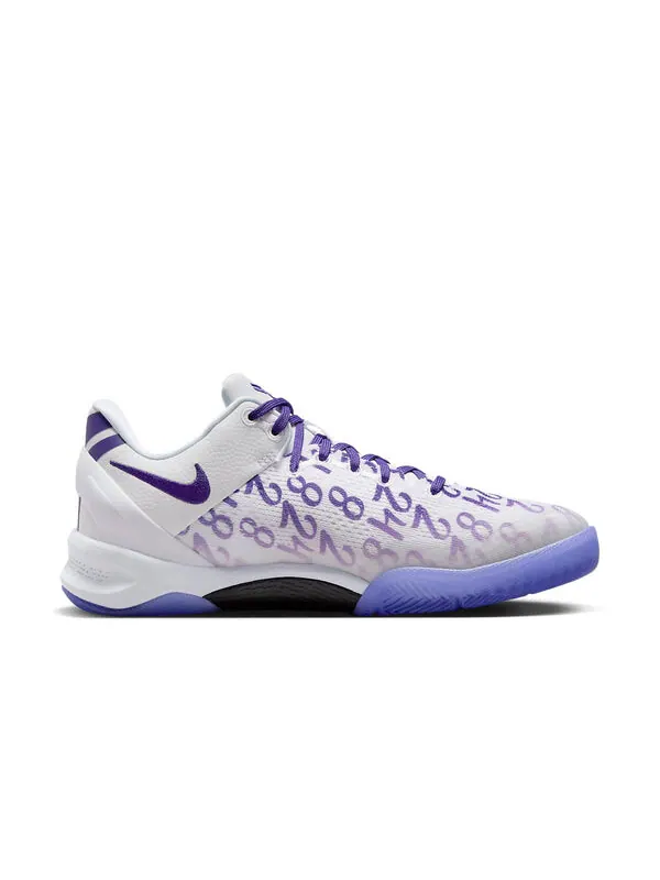 Кроссовки kobe 8 protro Nike — изображение 2 из 4, белый/фиолетовый