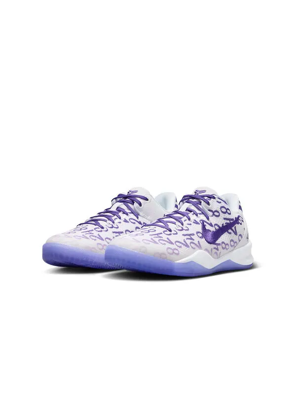 Кроссовки kobe 8 protro Nike — изображение 3 из 4, белый/фиолетовый