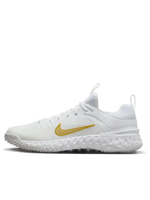 Кроссовки huarache 9 elite tf lax 'white metallic vivid gold' Nike — изображение 1 из 4, белый/золотистый