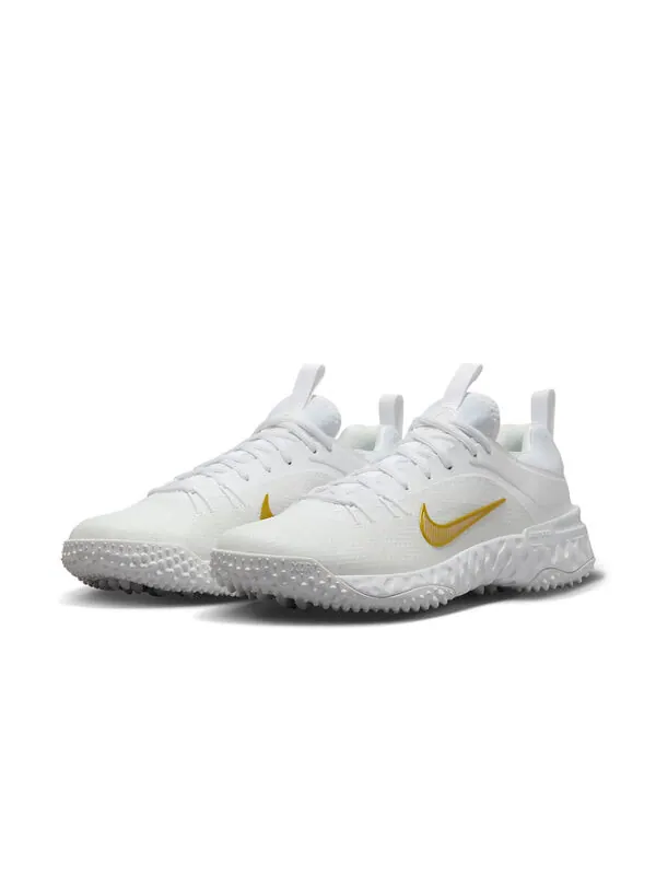 Кроссовки huarache 9 elite tf lax 'white metallic vivid gold' Nike — изображение 4 из 4, белый/золотистый