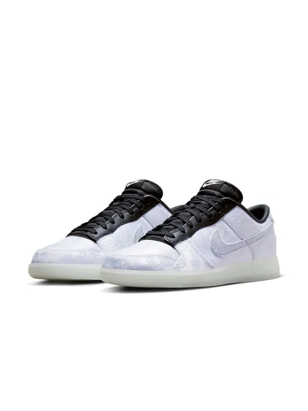 Кроссовки x фрагмент x клот данк лоу Nike — изображение 4 из 4, белый/черный