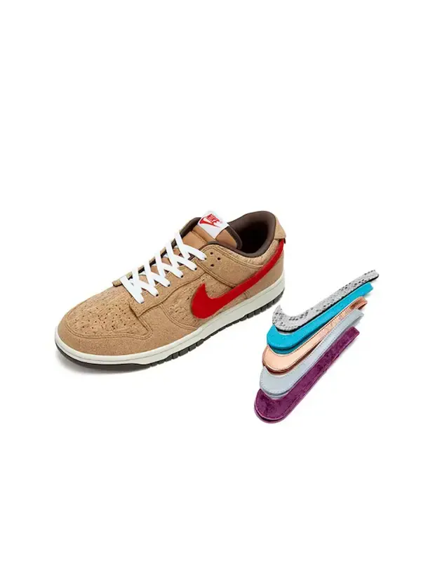 Кроссовки dunk low sp 'clot - cork' Nike — изображение 3 из 4, натуральный/--коричневый