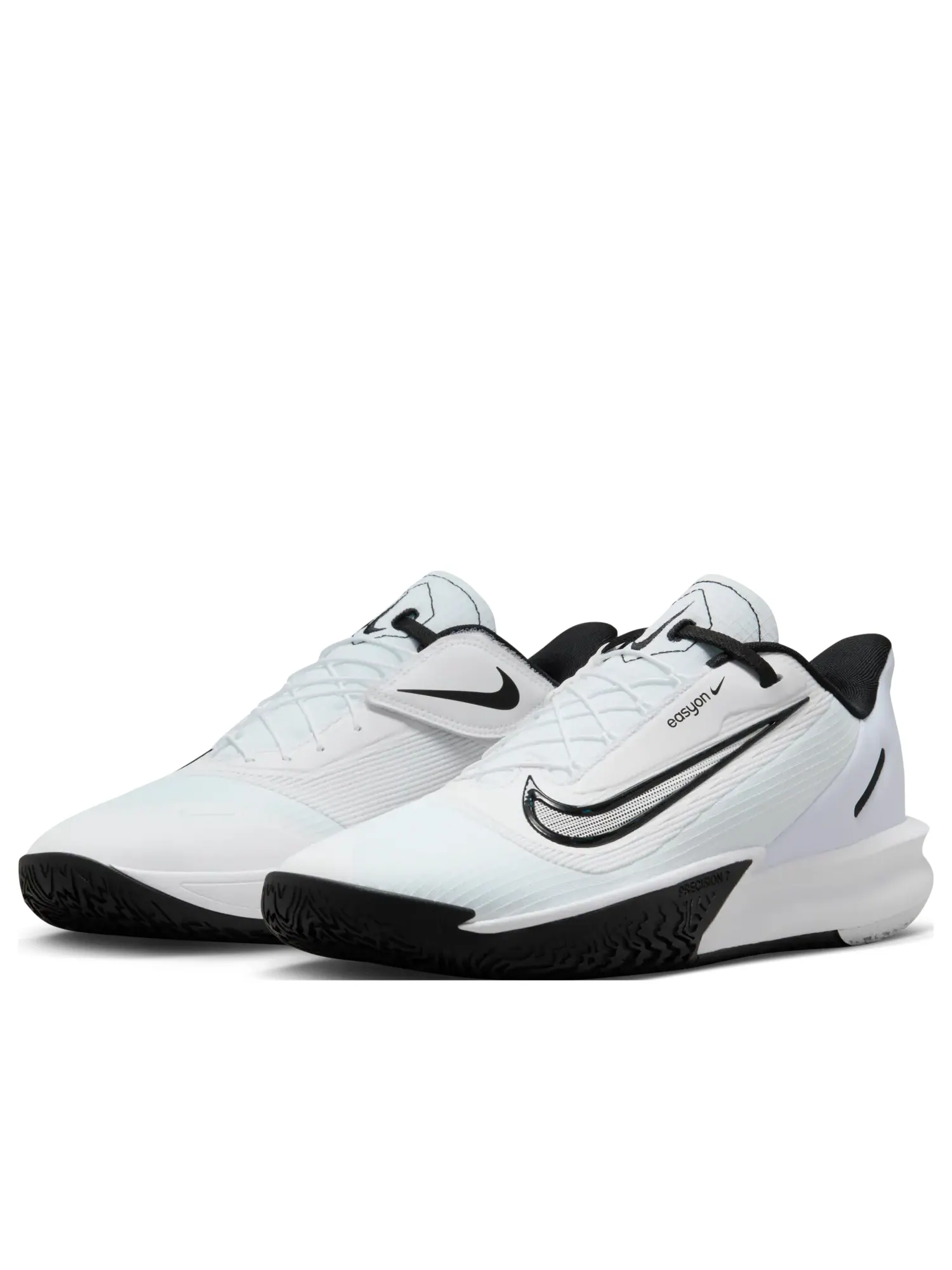 Кроссовки Nike Precision 7 EasyOn 'White Black' — изображение 4 из 6, белый