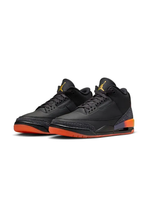 Кроссовки 3 xj balvin Air Jordan — изображение 4 из 4, черный