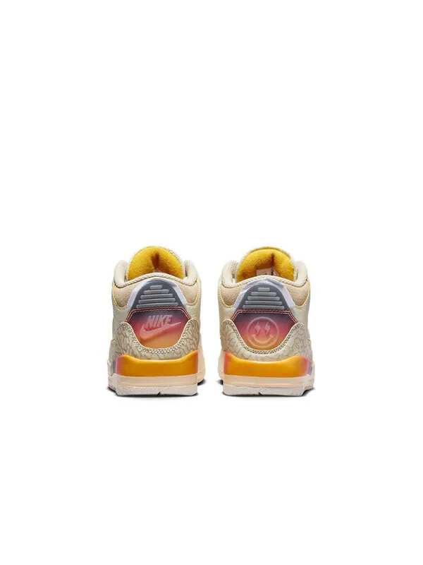 Кроссовки 3 ретро sp xj balvin Air Jordan — изображение 4 из 4, бежевый/оранжевый