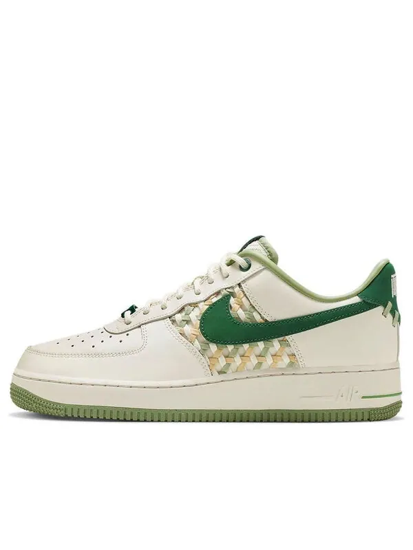 Кроссовки air force 1 низкие Nike — изображение 1 из 4, белый/бежевый/зеленый