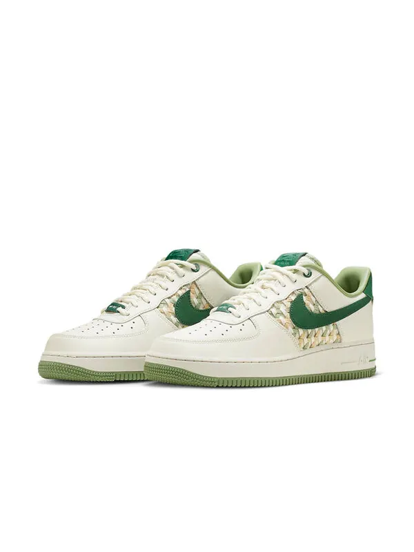 Кроссовки air force 1 низкие Nike — изображение 2 из 4, белый/бежевый/зеленый
