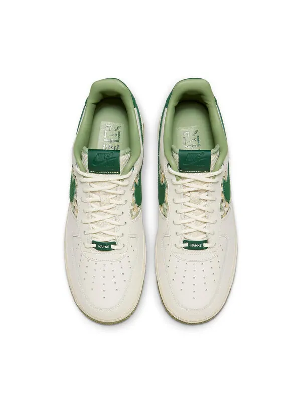 Кроссовки air force 1 низкие Nike — изображение 3 из 4, белый/бежевый/зеленый