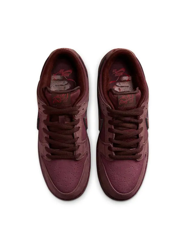 Кроссовки sb dunk low 'city of love - burgundy' Nike — изображение 3 из 4