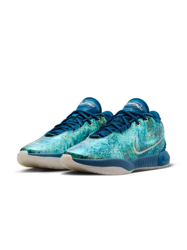 Кроссовки леброн 21 Nike — изображение 3 из 4, синий/синий//розовый