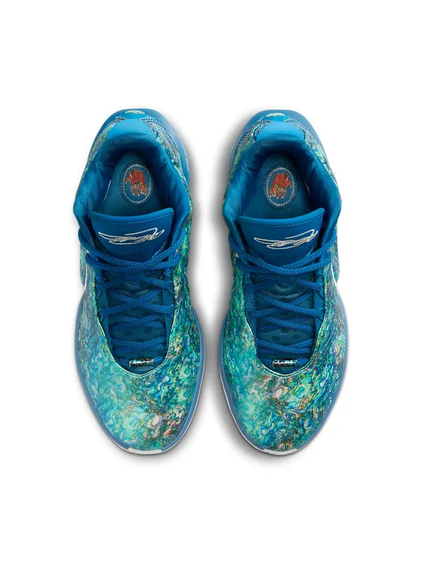 Кроссовки леброн 21 Nike — изображение 4 из 4, синий/синий//розовый
