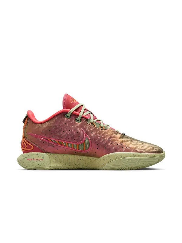 Кроссовки lebron 21 ep Nike — изображение 2 из 4, красный/желтый/зеленый