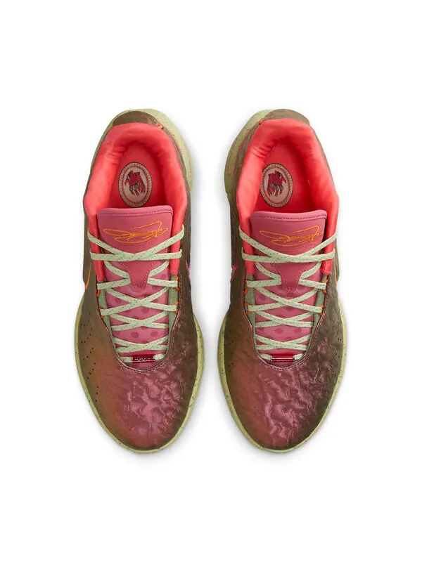 Кроссовки lebron 21 ep Nike — изображение 4 из 4, красный/желтый/зеленый