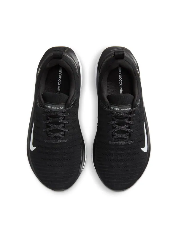 Кроссовки reactx infinity run 4 extra wide 'black white' Nike — изображение 4 из 4, черный/белый