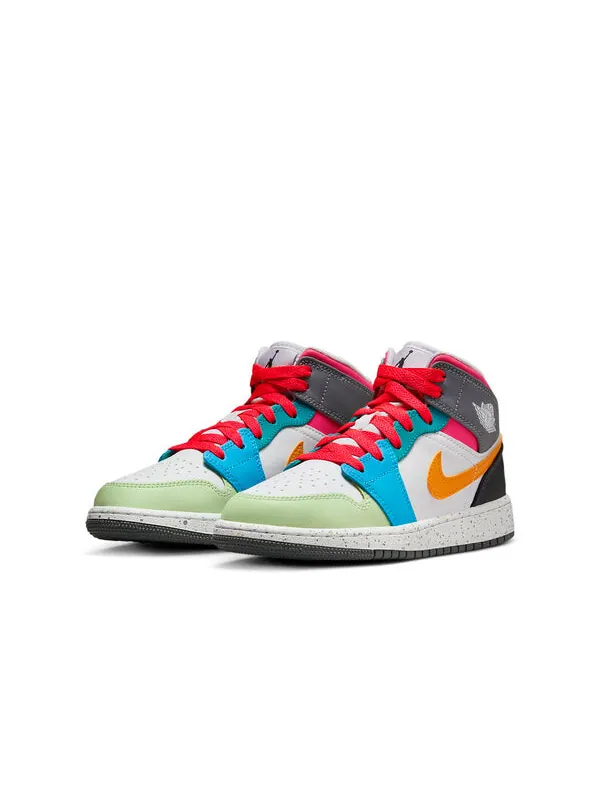 Кроссовки 1 средние Air Jordan — изображение 3 из 4, черный