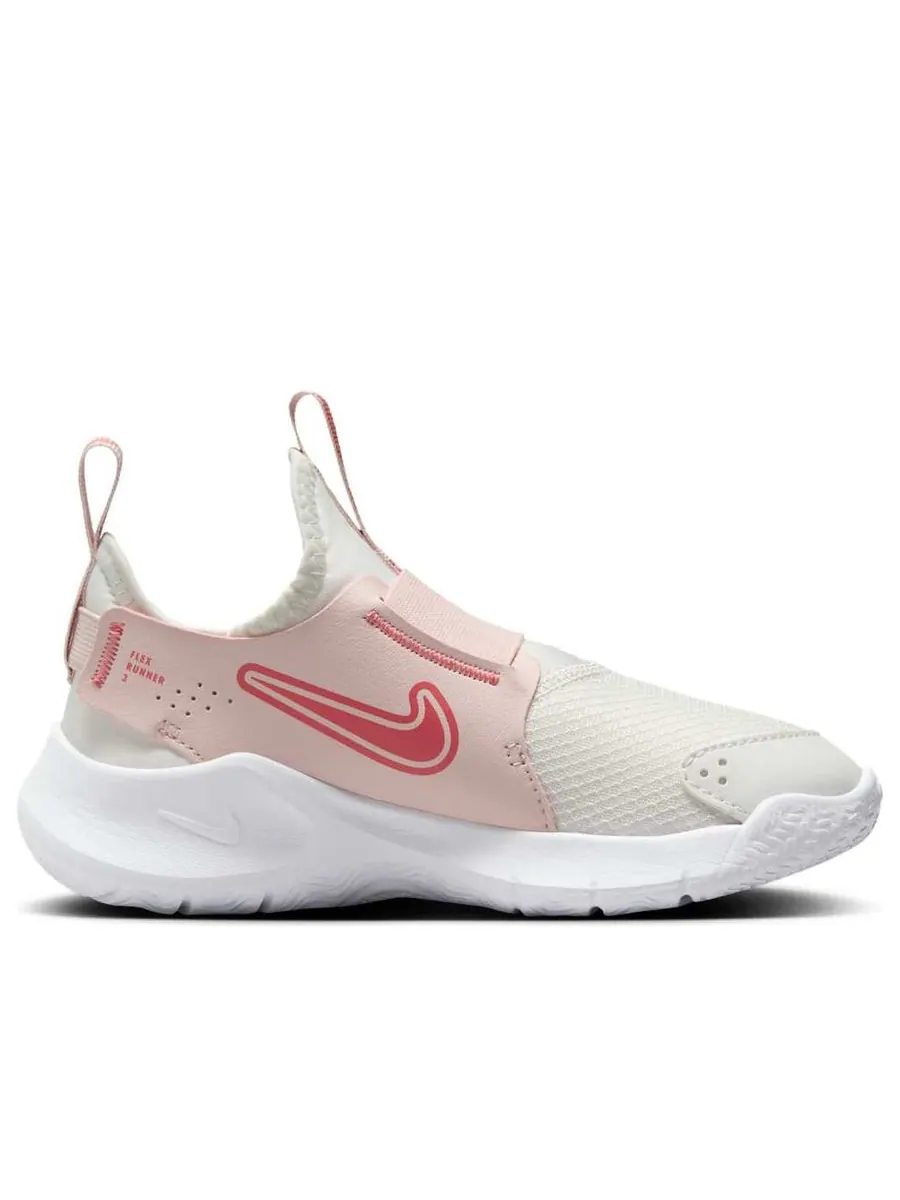 Кроссовки (PS) Nike Flex Runner 3 'Summit White Echo Pink Magic Ember' — изображение 2 из 6, бежевый