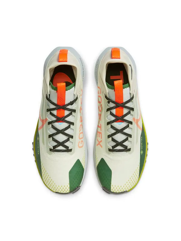 Кроссовки react pegasus trail 4 gtx 'coconut milk safety orange green' Nike — изображение 4 из 4