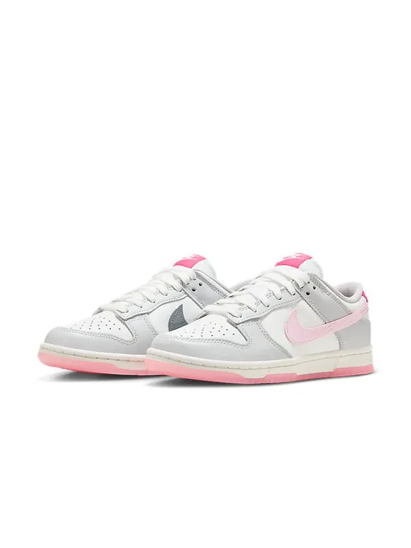 Кроссовки (WMNS) Nike Dunk Low '520 Pack Pink' — изображение 2 из 4, белый/серый/розовый