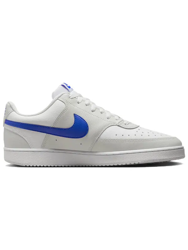 Кроссовки court vision low 'white royal blue' Nike — изображение 3 из 4, белый/синий/серый