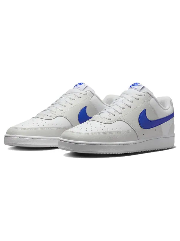 Кроссовки court vision low 'white royal blue' Nike — изображение 4 из 4, белый/синий/серый