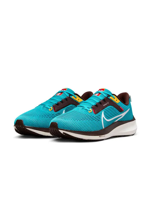 Кроссовки air zoom pegasus 40 premium 'teal nebula' Nike — изображение 3 из 4, платиновый/белый