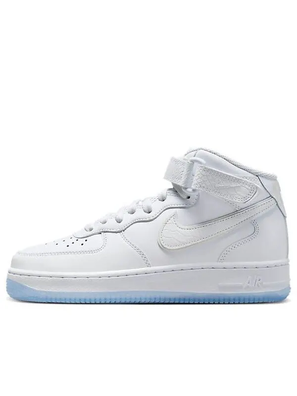 Кроссовки air force 1 mid Nike — изображение 1 из 4, белый/белый