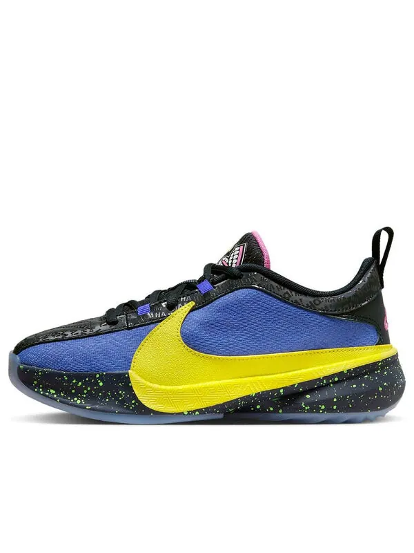 Кроссовки зум фрик 5 Nike — изображение 1 из 4, черный/желтый