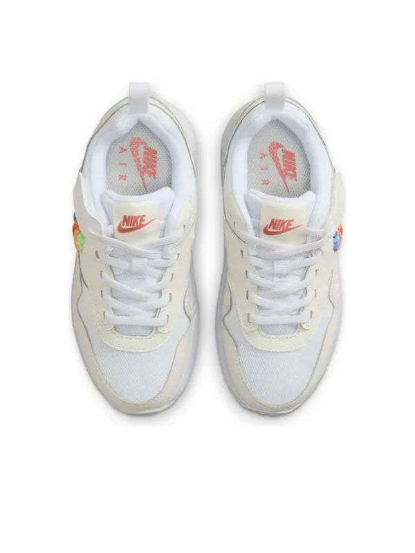 Кроссовки air max 1 se easyon 'rainbow lace swoosh' Nike — изображение 4 из 4, белый/белый//мульти