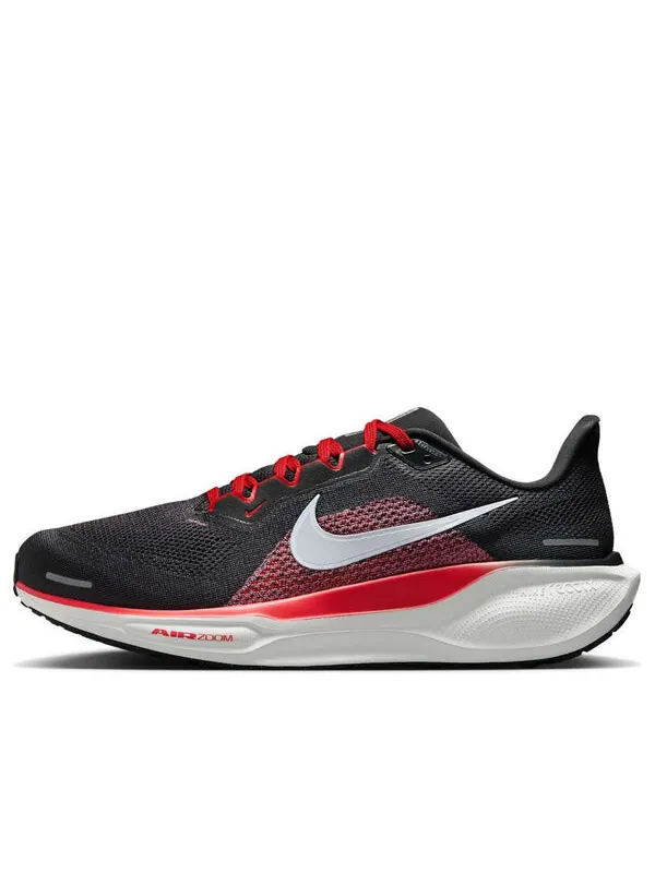 Кроссовки air zoom pegasus 41 extra wide 'black red white' Nike — изображение 1 из 4, черный/красный/белый
