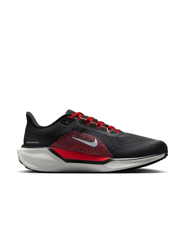 Кроссовки air zoom pegasus 41 extra wide 'black red white' Nike — изображение 2 из 4, черный/красный/белый
