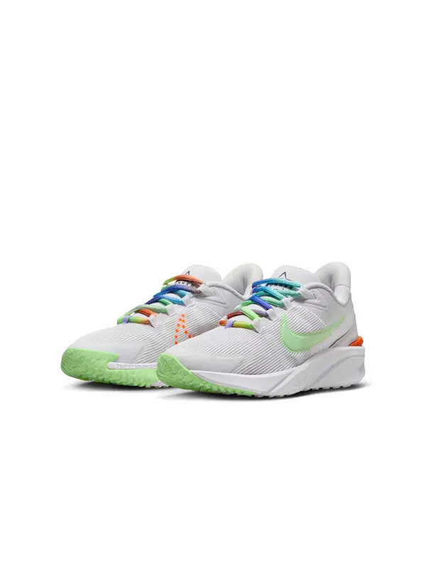 Кроссовки star runner 4 next nature se Nike — изображение 3 из 4, белый//оранжевый/зеленый