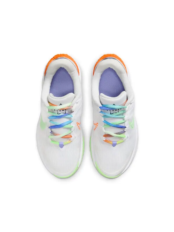 Кроссовки star runner 4 next nature se Nike — изображение 4 из 4, белый//оранжевый/зеленый