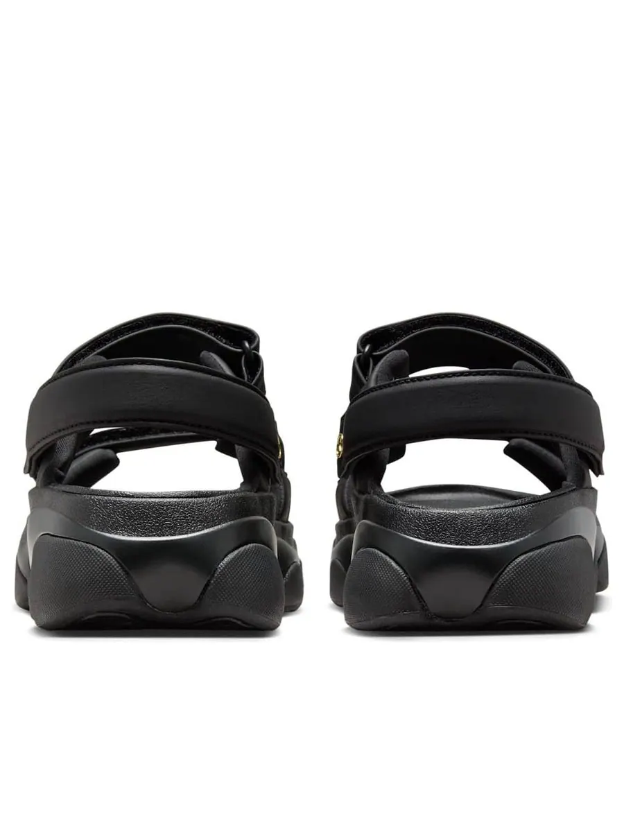 Сандалии (WMNS) Air Jordan Deja Sandals 'Black Metallic Gold' — изображение 5 из 6, черный
