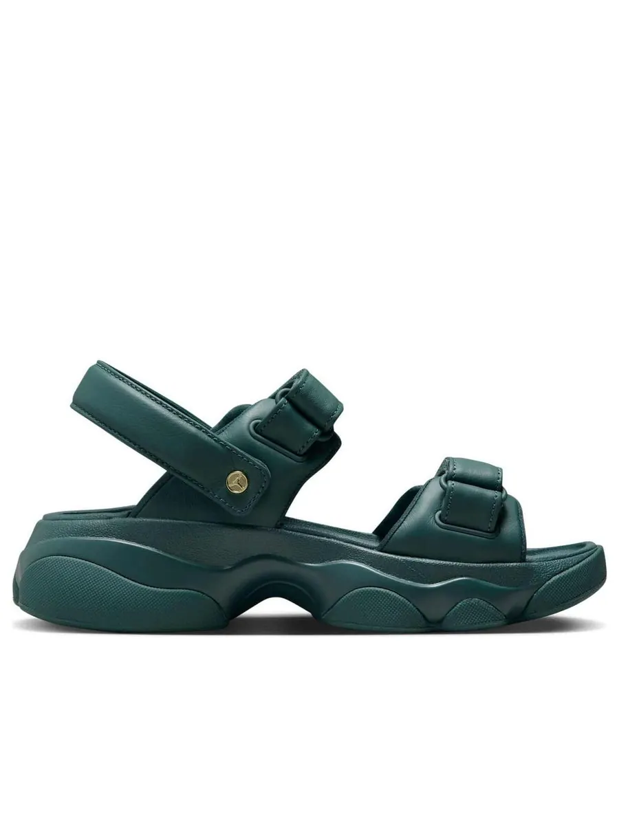 Сандалии (WMNS) Air Jordan Deja 'Oxidized Green Metallic Gold' — изображение 2 из 6, зеленый