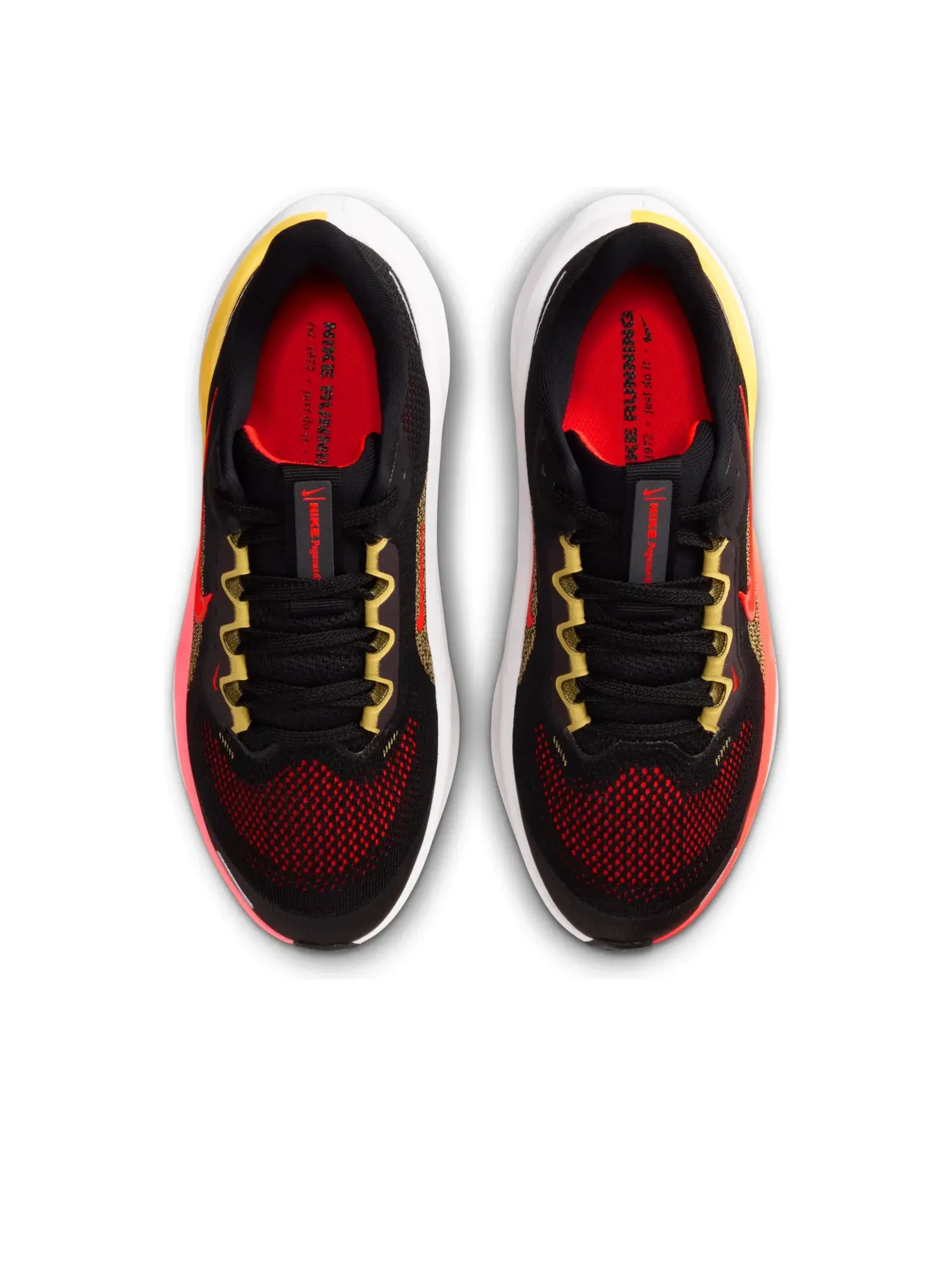 Кроссовки (GS) Nike Air Zoom Pegasus 41 'Black Glossy Deep Red' — изображение 2 из 6, черный