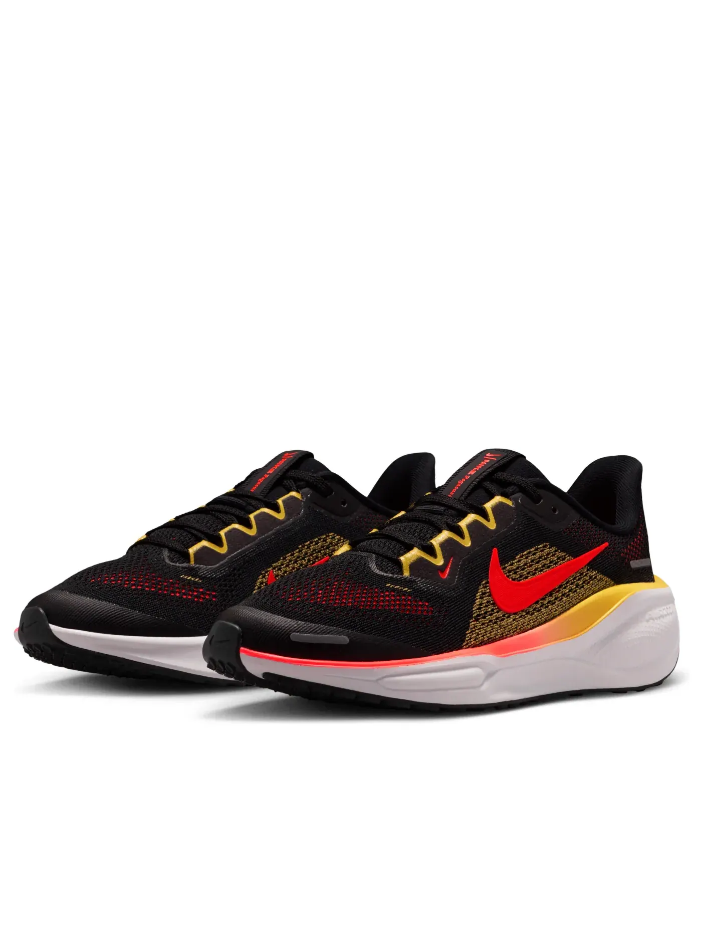 Кроссовки (GS) Nike Air Zoom Pegasus 41 'Black Glossy Deep Red' — изображение 4 из 6, черный