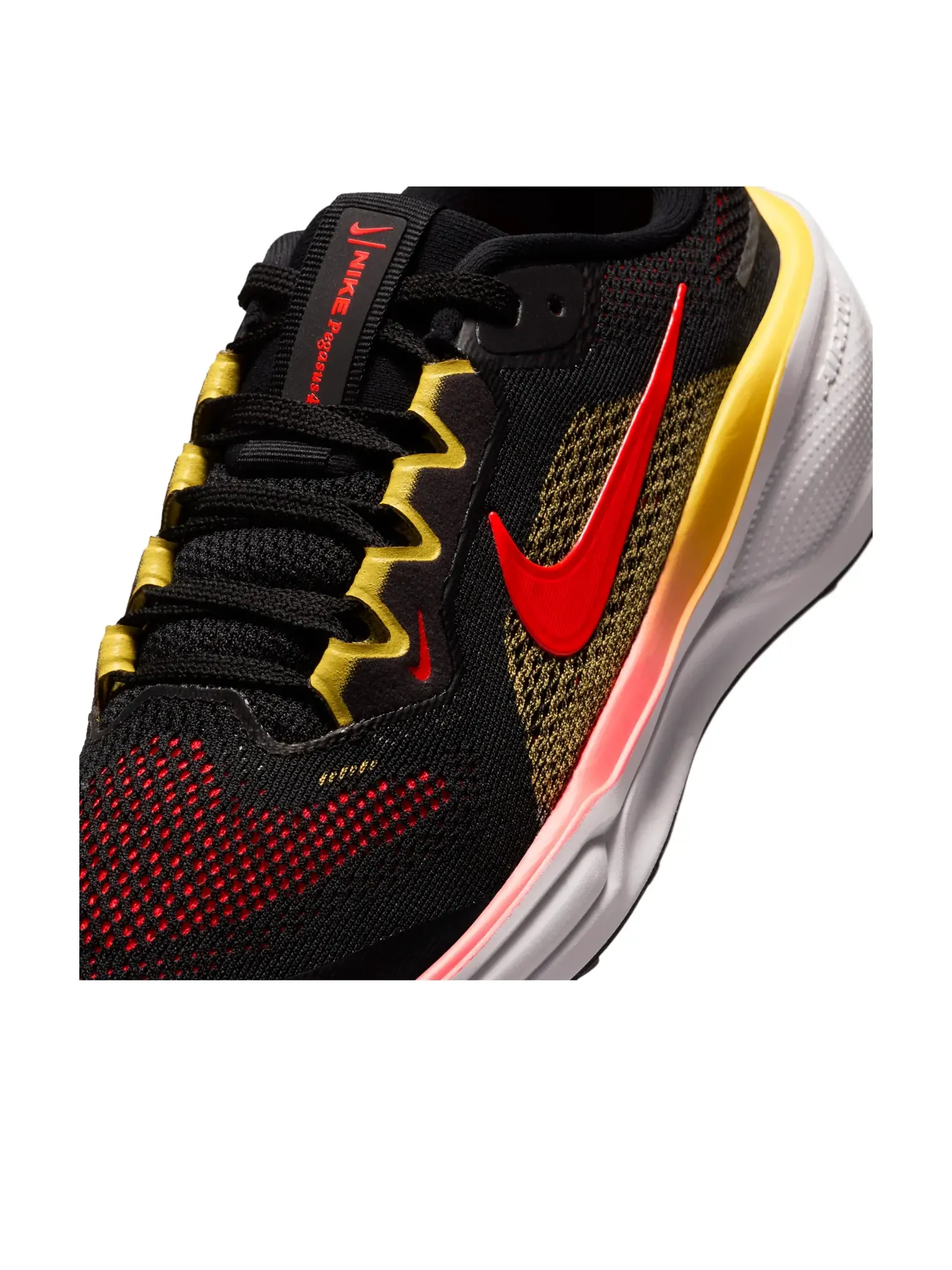 Кроссовки (GS) Nike Air Zoom Pegasus 41 'Black Glossy Deep Red' — изображение 5 из 6, черный